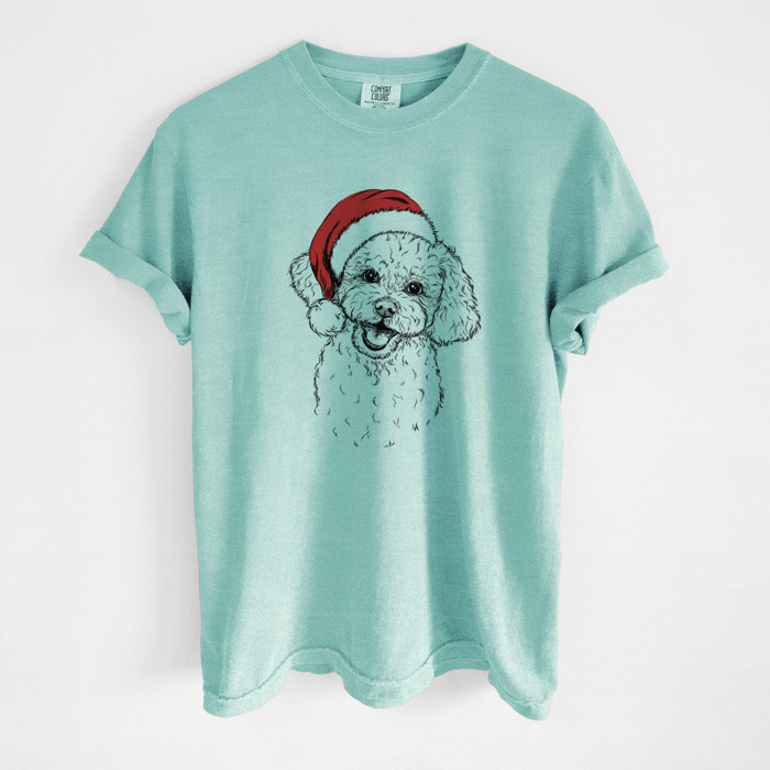 Santa Dog Breed Comfort Colors T-shirts - 40+ Dog Breeds