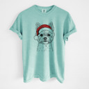 XL Chalky Mint - Yorkie Santa Dog Breed Comfort Colors T-shirts - 40+ Dog Breeds