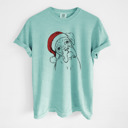 Small Chalky Mint - Boxer Santa Dog Breed Comfort Colors T-shirts - 40+ Dog Breeds
