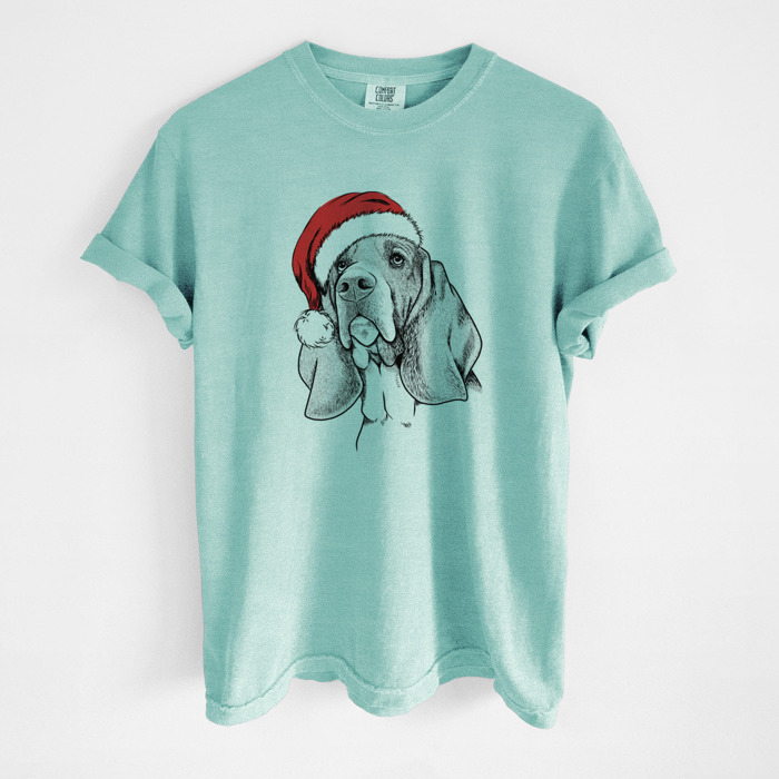 Santa Dog Breed Comfort Colors T-shirts - 40+ Dog Breeds
