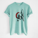 XL Chalky Mint - Boston Terrier Santa Dog Breed Comfort Colors T-shirts - 40+ Dog Breeds