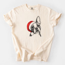 XL Ivory - Boston Terrier Santa Dog Breed Comfort Colors T-shirts - 40+ Dog Breeds