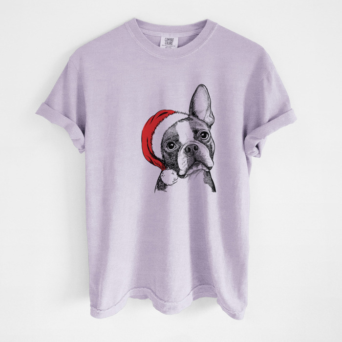 Santa Dog Breed Comfort Colors T-shirts - 40+ Dog Breeds
