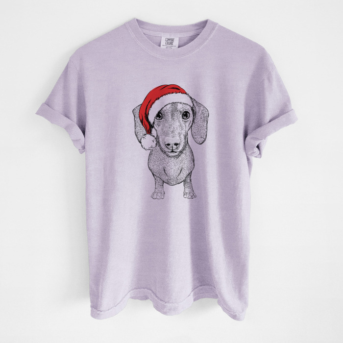 Santa Dog Breed Comfort Colors T-shirts - 40+ Dog Breeds