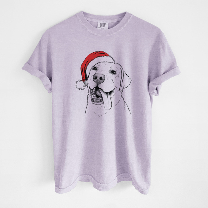 Santa Dog Breed Comfort Colors T-shirts - 40+ Dog Breeds