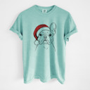 Small Chalky Mint - French Bulldog 2 Santa Dog Breed Comfort Colors T-shirts - 40+ Dog Breeds