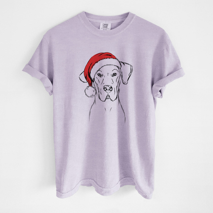 Santa Dog Breed Comfort Colors T-shirts - 40+ Dog Breeds