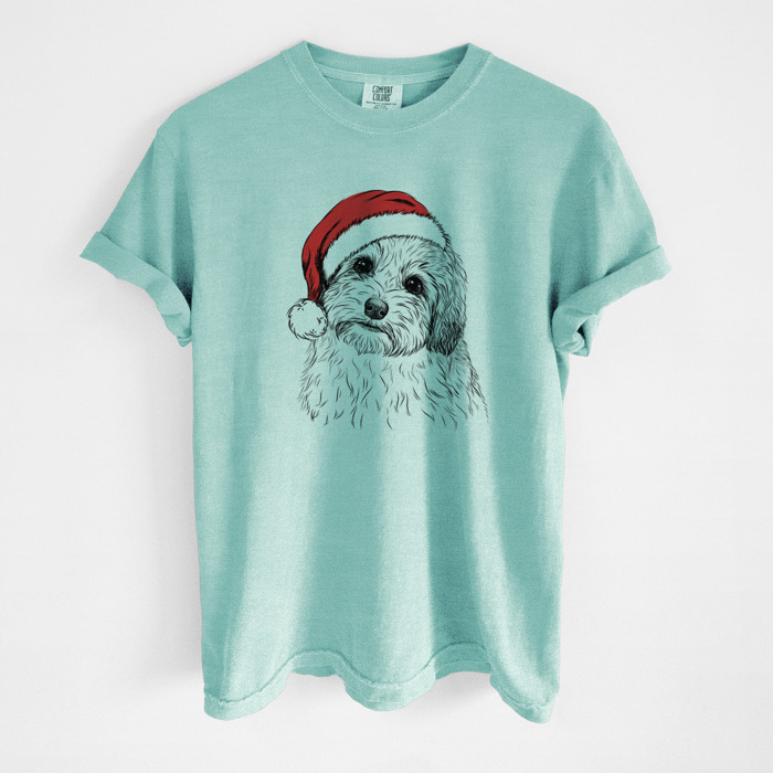 Santa Dog Breed Comfort Colors T-shirts - 40+ Dog Breeds