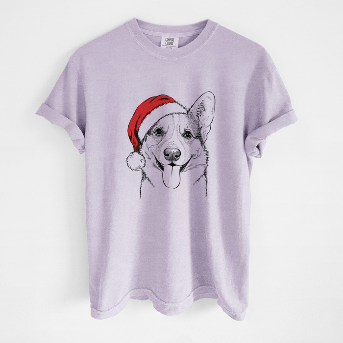 Santa Dog Breed Comfort Colors T-shirts - 40+ Dog Breeds