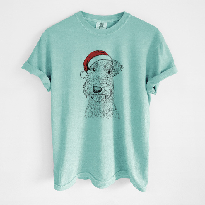 Santa Dog Breed Comfort Colors T-shirts - 40+ Dog Breeds