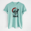 XXL Chalky Mint - Mini Schnauzer Santa Dog Breed Comfort Colors T-shirts - 40+ Dog Breeds