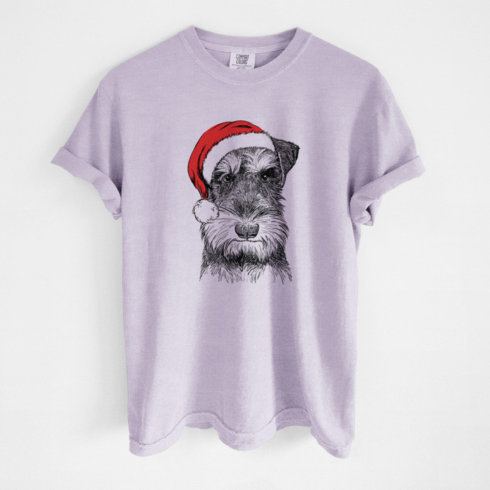 Santa Dog Breed Comfort Colors T-shirts - 40+ Dog Breeds