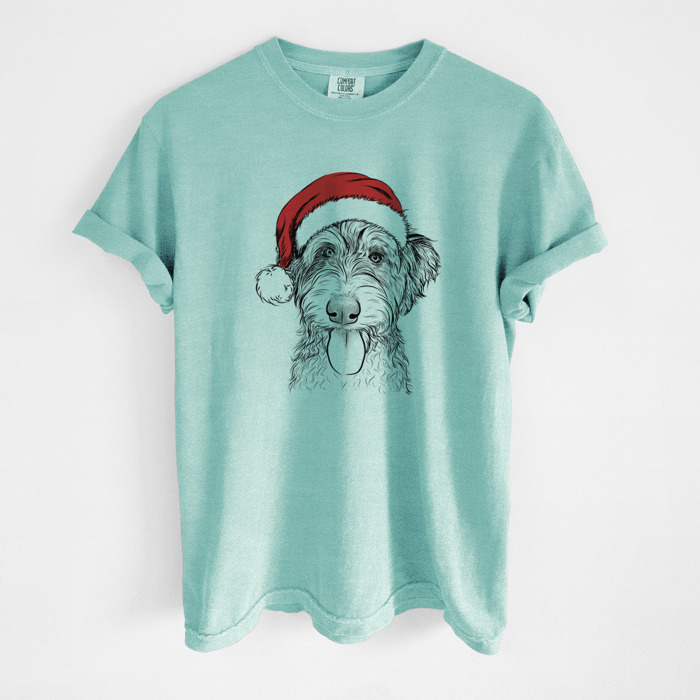 Santa Dog Breed Comfort Colors T-shirts - 40+ Dog Breeds