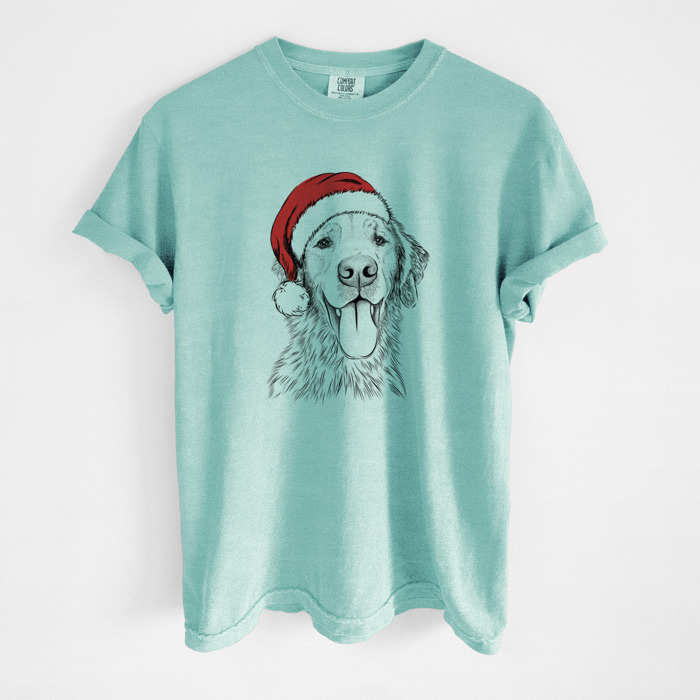 Santa Dog Breed Comfort Colors T-shirts - 40+ Dog Breeds