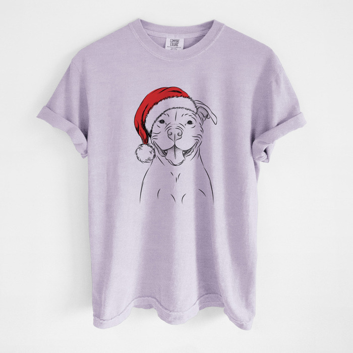 Santa Dog Breed Comfort Colors T-shirts - 40+ Dog Breeds