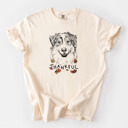 Medium Ivory - Aussie Detailed Hand Drawn Thankful Dog Breed Comfort Colors T-shirts - 25+ Dog Breeds