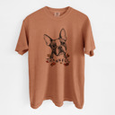 Medium Yam - Boston Terrier Detailed Hand Drawn Thankful Dog Breed Comfort Colors T-shirts - 25+ Dog Breeds