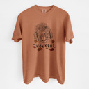 Small Ivory - Goldendoodle 2 Detailed Hand Drawn Thankful Dog Breed Comfort Colors T-shirts - 25+ Dog Breeds