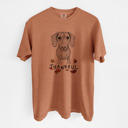 Small Yam - Dachshund Detailed Hand Drawn Thankful Dog Breed Comfort Colors T-shirts - 25+ Dog Breeds