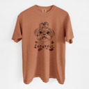 XXL Ivory - Shorkie Detailed Hand Drawn Thankful Dog Breed Comfort Colors T-shirts - 25+ Dog Breeds