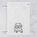 Shih Tzu Doodled Thankful  Autumn Hand-Drawn Dog  Breed Tea Towel - 50+ Breeds