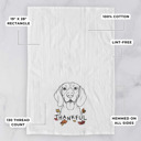 Beagle Thankful  Autumn Detailed Hand-Drawn Dog  Breed Tea Towel - 25+ Breeds