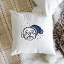 Shih Tzu Beanie Winter Dog Breed Throw Pillow Cover -50+ Breeds