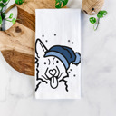 German Shepherd Winter Beanie Dog  Breed Tea Towel - 50+ Breeds