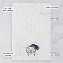 Maltese Winter Beanie Dog  Breed Tea Towel - 50+ Breeds