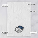 Schnoodle Winter Beanie Dog  Breed Tea Towel - 50+ Breeds