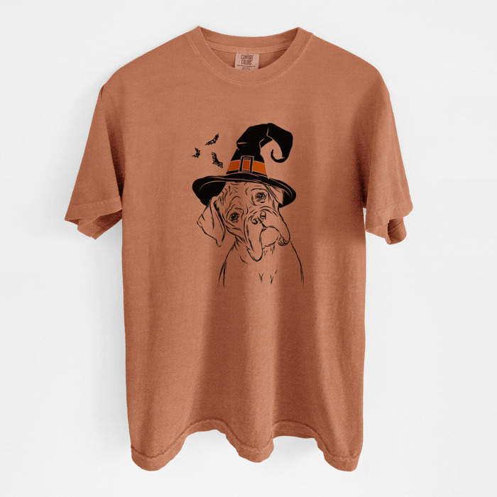 Halloween Witch Dog Comfort Colors T-shirts - 25+ Dog Breeds