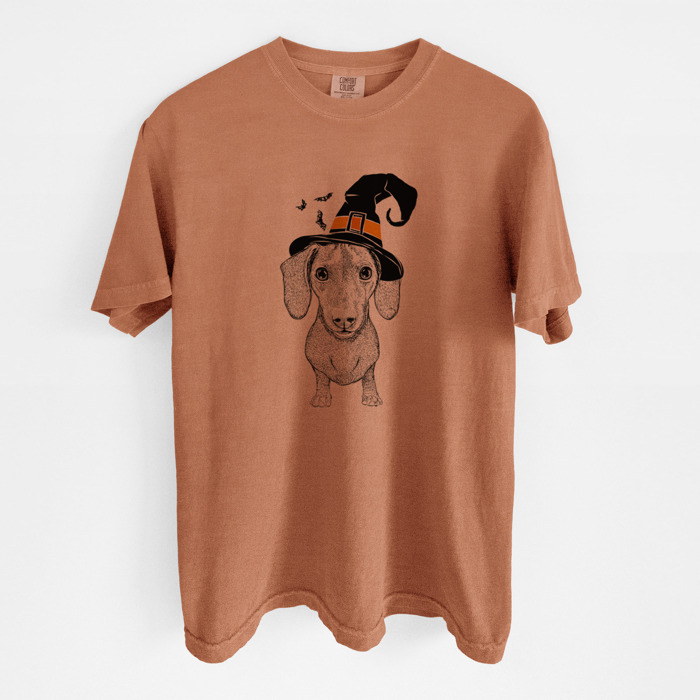 Halloween Witch Dog Comfort Colors T-shirts - 25+ Dog Breeds