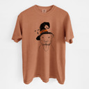 Large Yam - Pitbull Halloween Witch Dog Comfort Colors T-shirts - 25+ Dog Breeds