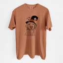 Large Yam - Golden Retriever Halloween Witch Dog Comfort Colors T-shirts - 25+ Dog Breeds
