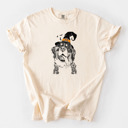 Medium Ivory - Bernese Mountain Dog Halloween Witch Dog Comfort Colors T-shirts - 25+ Dog Breeds