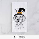 24 - Vizsla Halloween Dog Tea Towel - 25+ Breeds