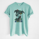 XL Chalky Mint - Doberman Pinscher Natural Christmas Lights Dog Breed Comfort Colors T-shirts - 40+ Dog Breeds