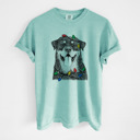 Small Chalky Mint - Rottweiler Christmas Lights Dog Breed Comfort Colors T-shirts - 40+ Dog Breeds