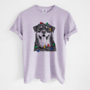 XXL Orchid - Rottweiler Christmas Lights Dog Breed Comfort Colors T-shirts - 40+ Dog Breeds