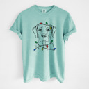 XXL Chalky Mint - Labrador Retriever 1 Christmas Lights Dog Breed Comfort Colors T-shirts - 40+ Dog Breeds