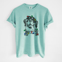 Large Chalky Mint - Bernese Mountain Dog Christmas Lights Dog Breed Comfort Colors T-shirts - 40+ Dog Breeds