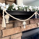  Baby Animals Wood Bead Garland with Interchangeable Charms