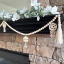  Baby Animals Wood Bead Garland with Interchangeable Charms