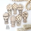 Charms + Garland Baby Animals Wood Bead Garland with Interchangeable Charms