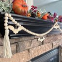  Bat Wood Bead Garland with Interchangeable Seasonal Charms