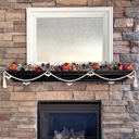  Bat Wood Bead Garland with Interchangeable Seasonal Charms