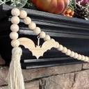  Bat Wood Bead Garland with Interchangeable Seasonal Charms