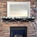  Barn Star Wood Bead Garland with Interchangeable Seasonal Charms