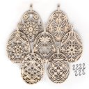  Easter Egg Wood Bead Garland with Interchangeable Seasonal Charms