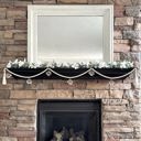  Flower Wood Bead Garland with Interchangeable Seasonal Charms